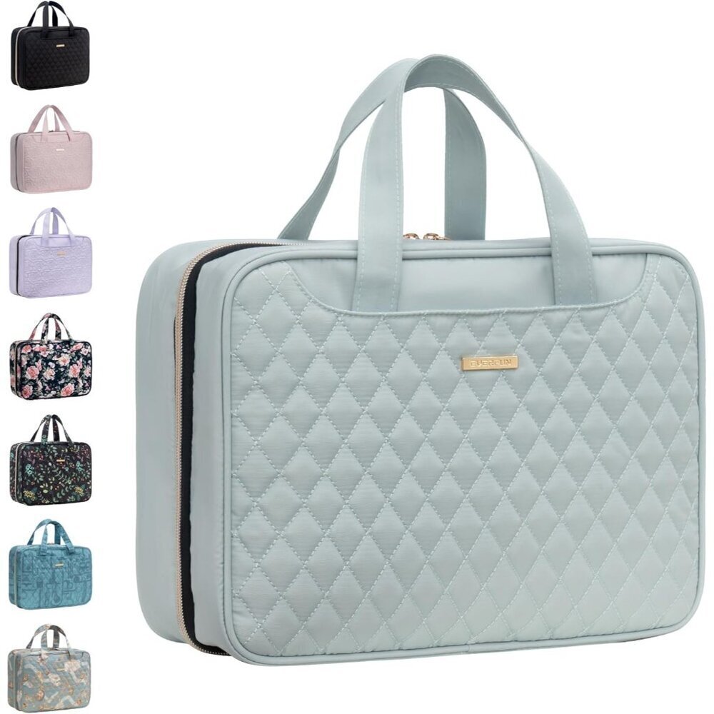 Travel Toiletry Bag Women Large Leakproof Compartments Makeup Organizer